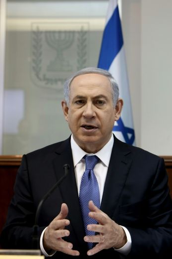 Le Premier ministre israélien Benjamin Netanyahu le 22 novembre 2015 à Jérusalem