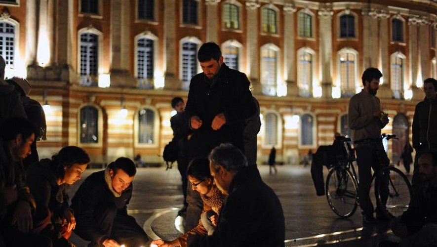 Un précédent rassemblement place du Capitol à Toulouse, le 12 novembre 2014, en hommage à Rémi Fraisse