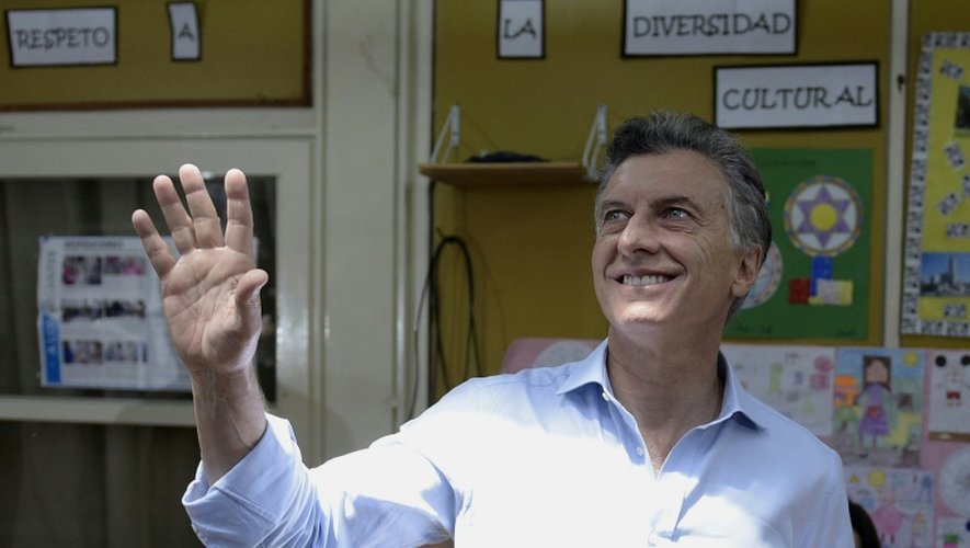 Mauricio Macri à Buenos Aires le 22 novembre 2015