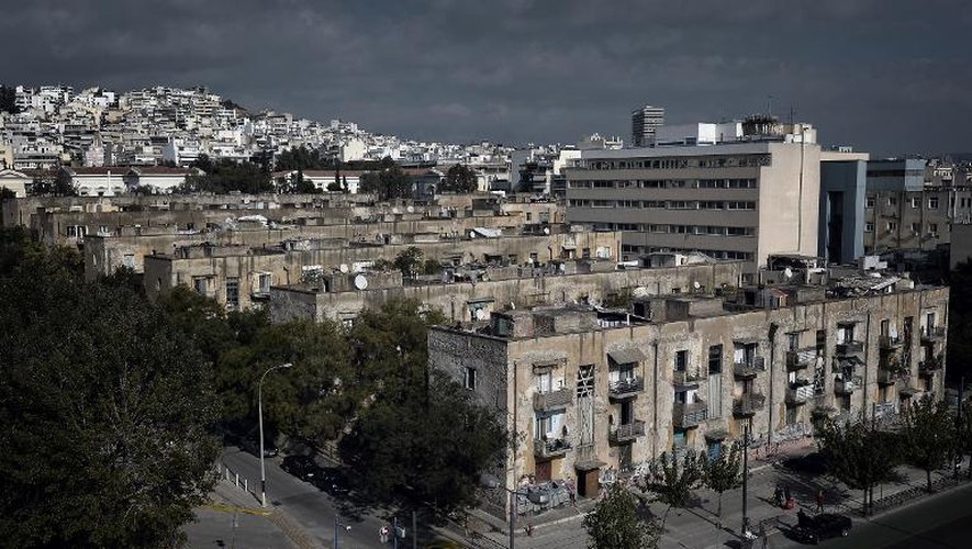 Le complexe Ta Prosfygika, le 2 novembre 2014 à Athènes
