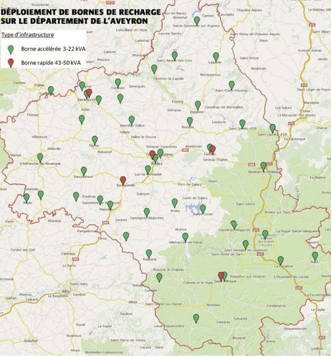 Véhicules électriques : des bornes de recharge en Aveyron, dès 2016