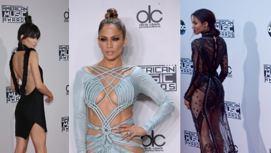 Sexy girls : Jennifer Lopez, Kendall et Kylie Kardashian, Selena Gomez. Palmarès HOT des American Music Awards VIDEOS