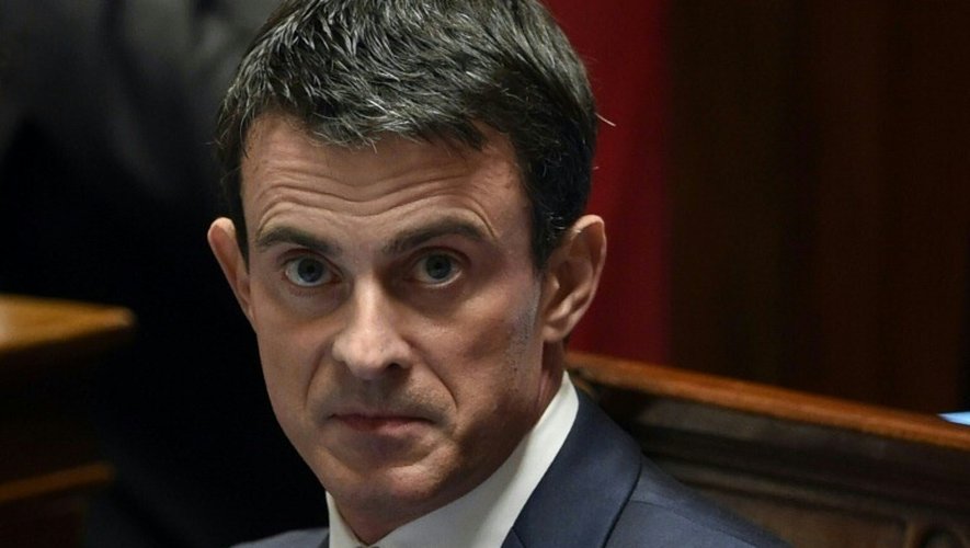 Le Premier ministre Manuel Valls à l'Assemblée nationale le 24 novembre 2015