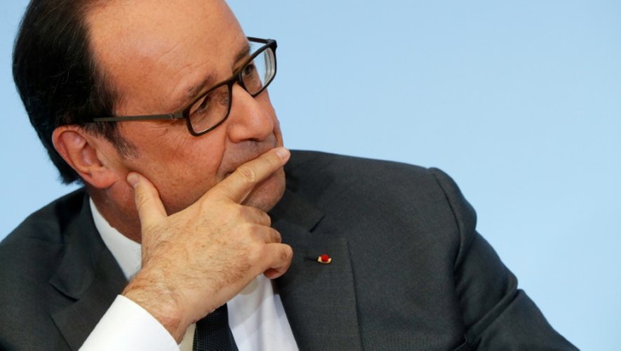 Le président français François Hollande, le 4 octobre 2016 à Paris
