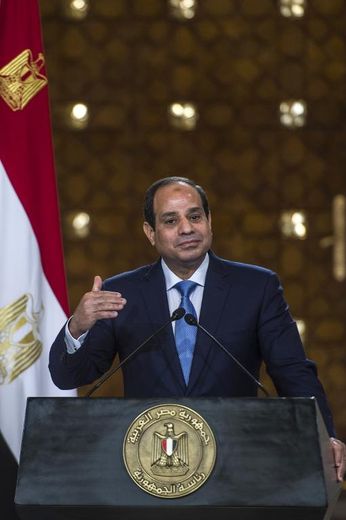 Le président Abdel-Fattah al-Sissi le 8 novembre 2014 au Caire