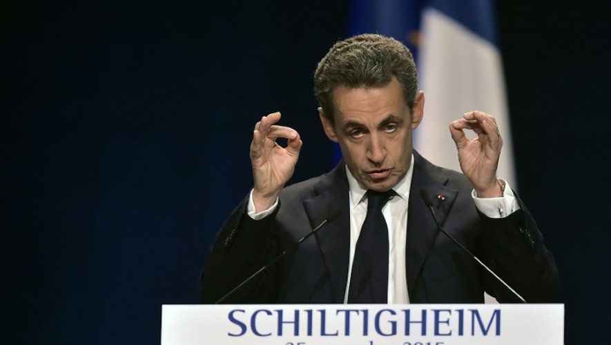 Nicolas Sarkozy à Schiltigheim, le 25 novembre 2015