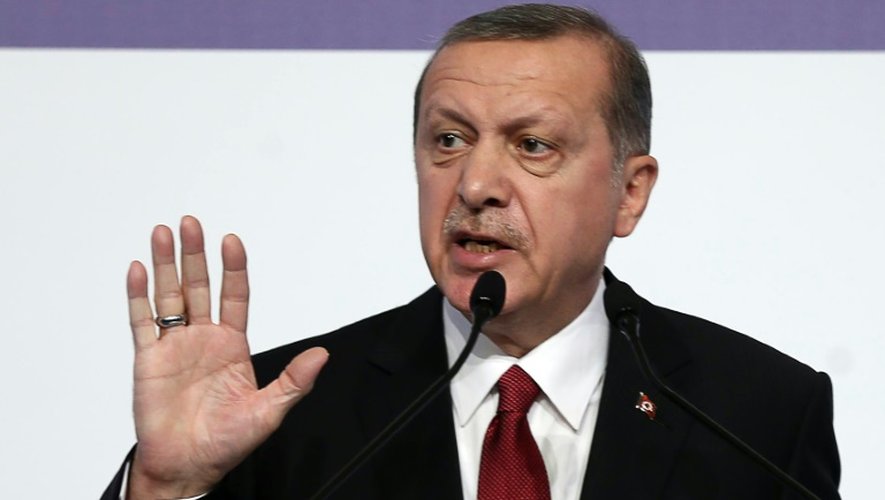 Le président turc Recep Tayyip Erdogan, le 16 novembre 2015 lors du sommet du G20 à Antalya, en Turquie