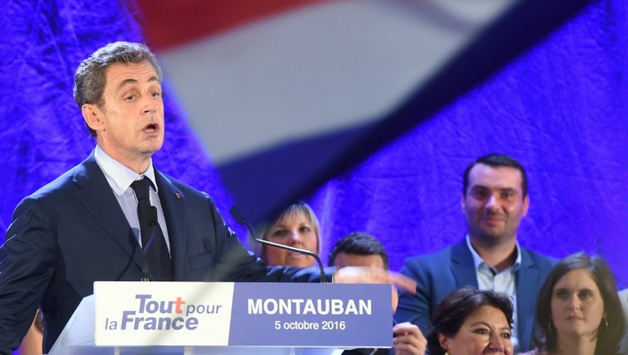Nicolas Sarkozy, le 5 octobre 2016 à Montauban