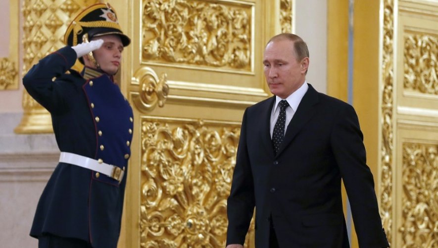 Le président russe Vladimir Poutine, le 26 novembre 2015 au Kremlin, à Moscou