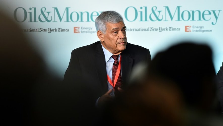 Le secrétaire général de l'Opep, Abdallah el-Badri, lors d'une conférence à Londres le 6 octobre 2015