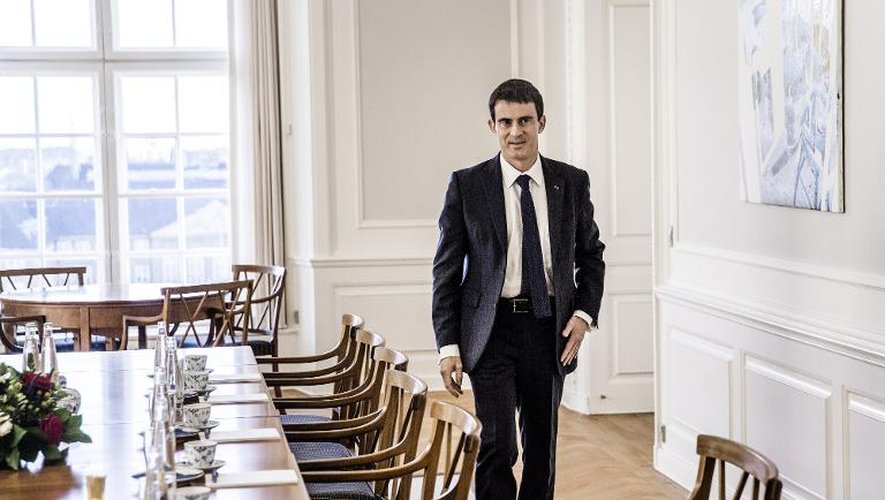 Le Premier ministre Manuel Valls, le 28 novembre 2014 à Copenhague