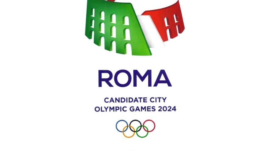 Le logo de la candidature de Rome pour les JO-2024