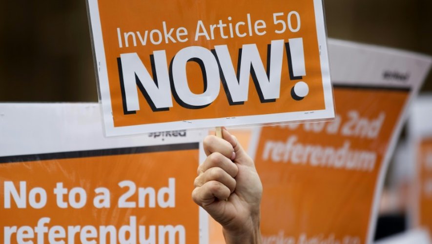 Les pro-Brexit souhaitent invoquer rapidement l'article 50 du Traité de Lisbonne