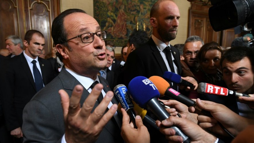 François Hollande le 8 octobre 2016 à Tulle