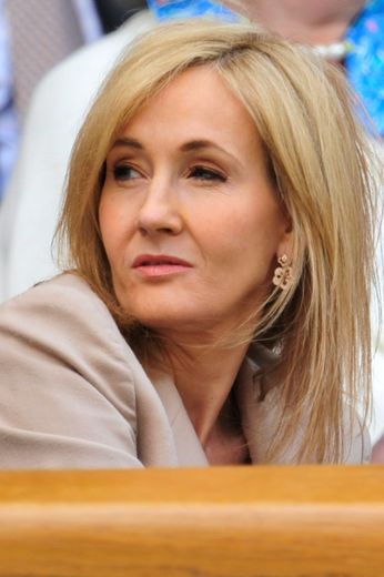 La romancière J. K. Rowling, le 25 juin 2013 lors du tournoi de Wimbledon