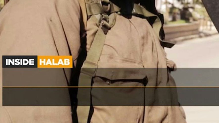 Une capture d'écran d'une vidéo de février 2015 fournie par Al-Hayat Media Centre montre le jihadiste français Salim Benghalem