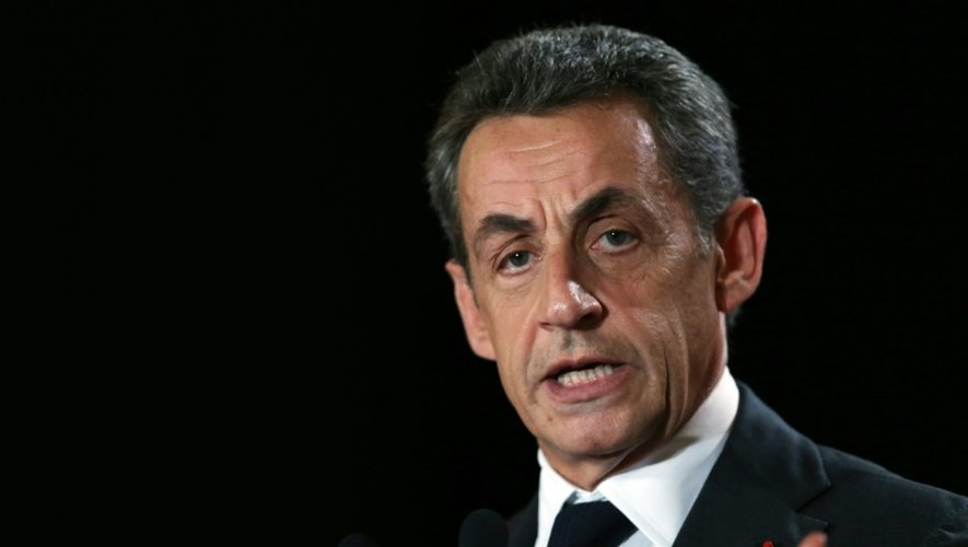 Nicolas Sarkozy en meeting électoral pour les régionales le 30 novembre 2015 à Rouen
