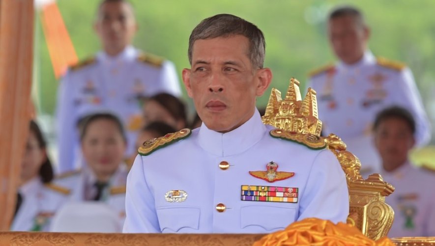 Le prince héritier thaïlandais Maha Vajiralongkorn, le 13 mai 2015 à Bangkok