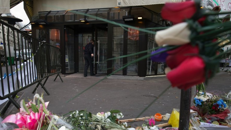 Le café "Bonne bière", un des sites des attentats du 13 novembre à Paris, le 2 décembre 2015
