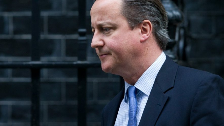 Le Premier ministre David Cameron le 2 décembre 2015 à Londres