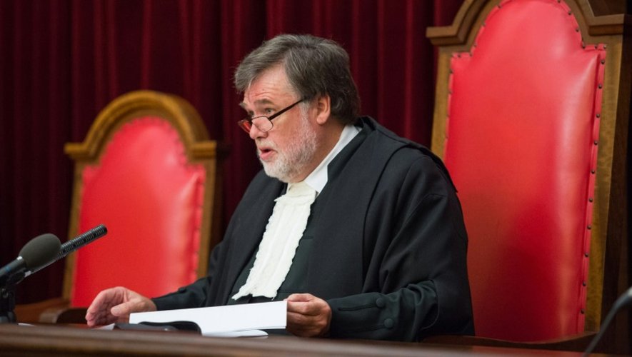 Le juge Eric Leach lors du procès d'Oscar Pistorius à Boemfontein le 3 décembre 2015