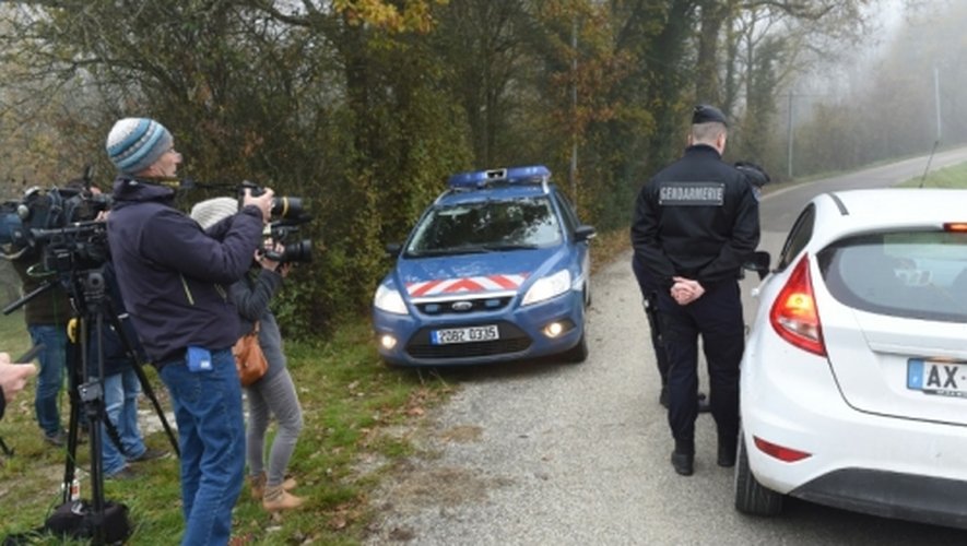 L'accès au village de Foulayronnes bloqué le 2 décembre 2015 par les gendarmes