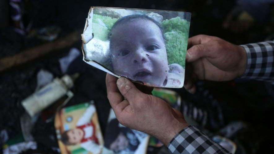 Une photo du bébé palestinien, publiée le 31 juillet 2015, décédé lors de l'incendie de la maison de sa famille dans lequel son père et sa mère sont également décédés à la suite de leurs blessures