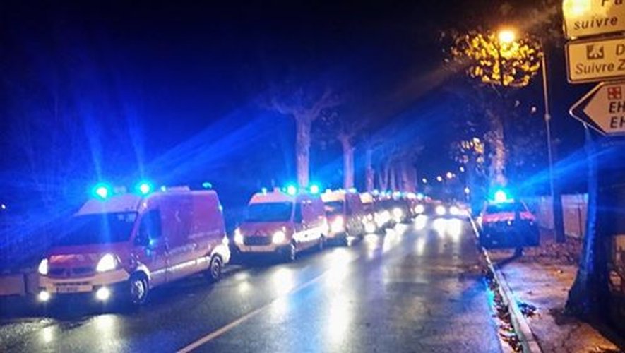 L’Agence Régionale de Santé, en lien avec la Préfecture et grâce au SAMU 12 avait organisé en urgence l’évacuation des 114 malades présents à l’hôpital vers les établissements sanitaires de l'Aveyron
