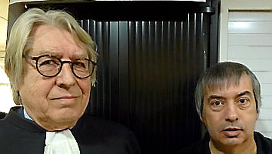 Jean-Louis Cayrou, ici aux côtés de Me Lévy, son avocat, clame son innocence.