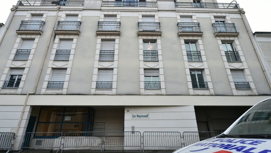 L'immeuble du 25 rue Maillé à Angers, le 16 octobre 2016, au lendemain de l'effondrement meurtrier d'un balcon