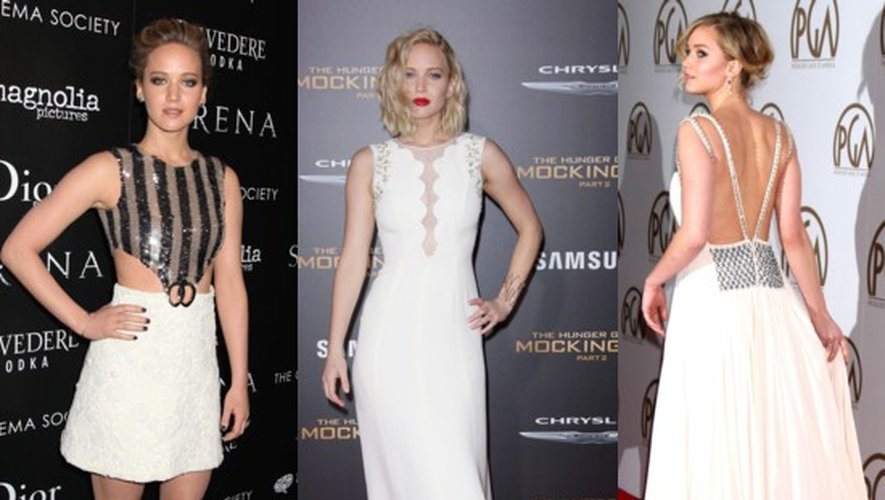 Best of looks : Jennifer Lawrence, une année blanche pour la working girl