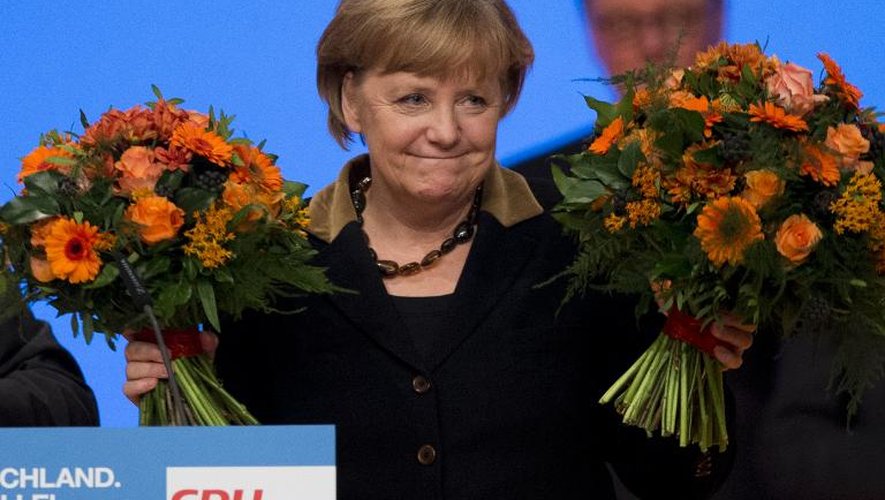 La chancelière allemande Angela Merkel, le 4 décembre 2012 à Hanovre