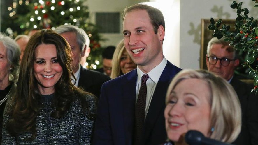Kate et William à leur arrivée au consulat britannique le 8 décembre 2014 à New York