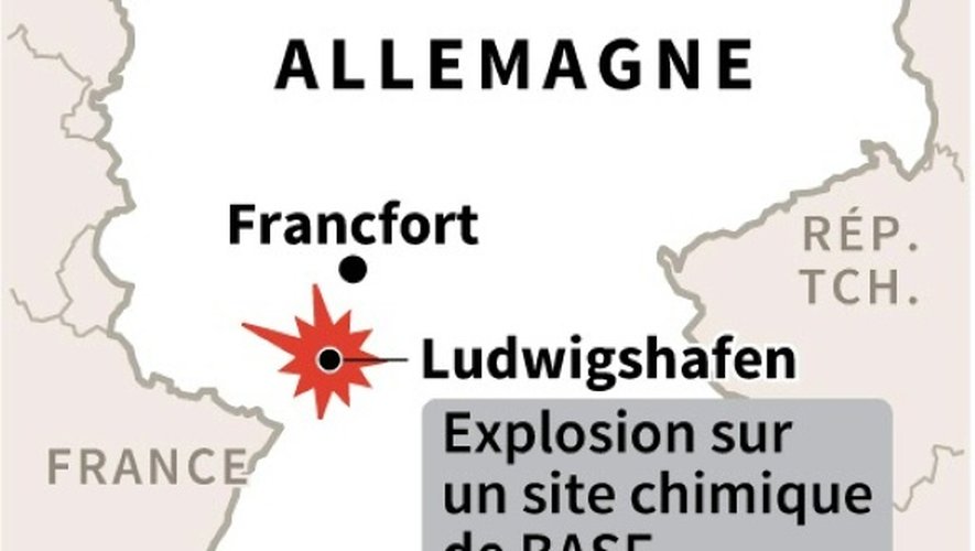 Allemagne : explosion sur un site chimique