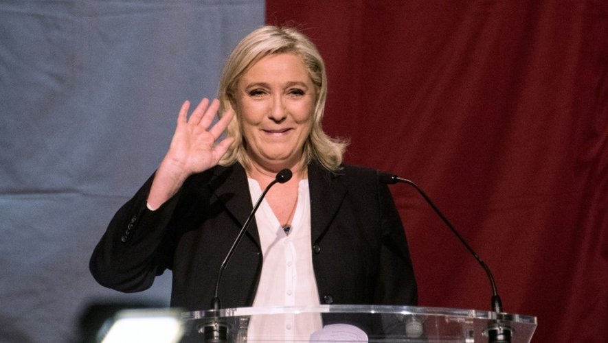 Marine Le Pen à Hénin-Beaumont le 6 décembre 2015