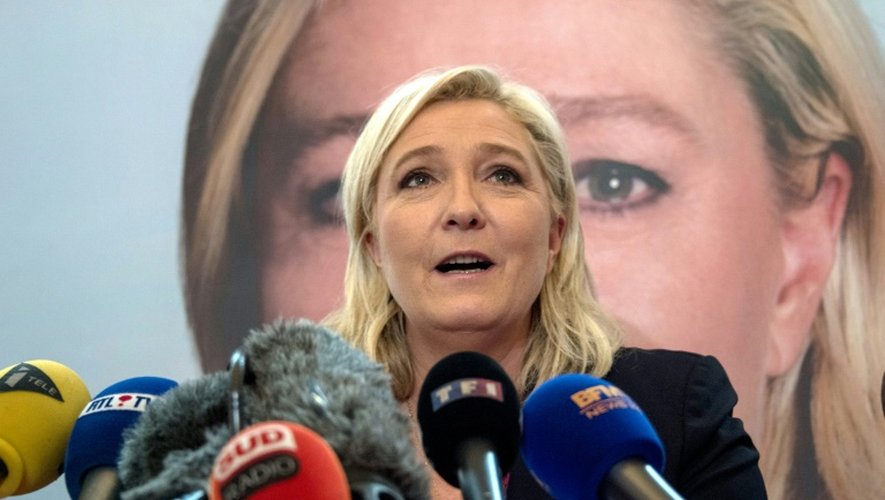 Marine Le Pen à Lille le 7 décembre 2015