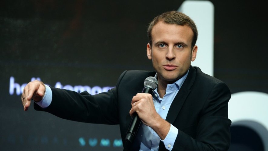 Emmanuel Macron le 14 octobre 2016 à Paris