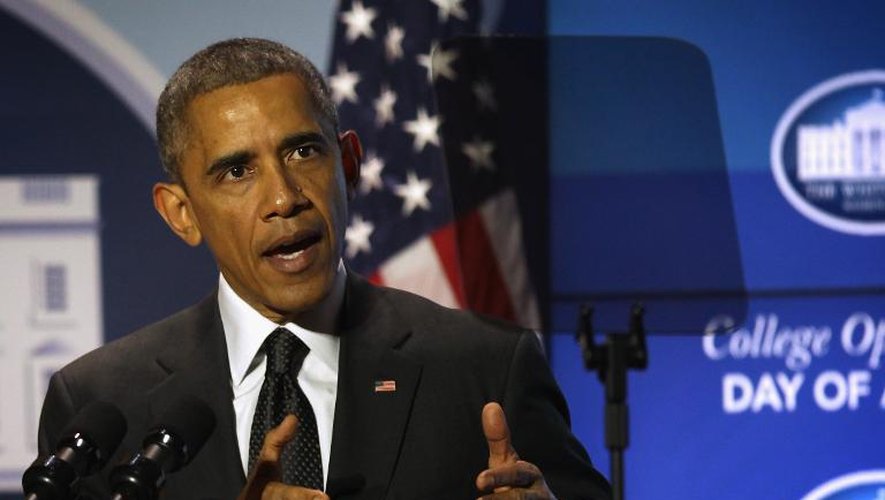 Le président américain Barack Obama le 4 décembre 2014 à Washingthon