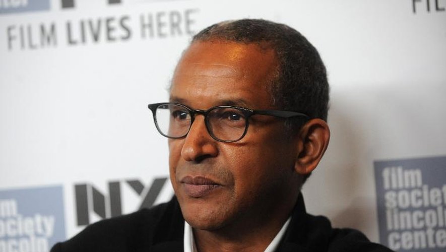 Le réalisateur Abderrahman Sissako lors de la projection de son film "Timbuktu" à New York, le 30 septembre 2014