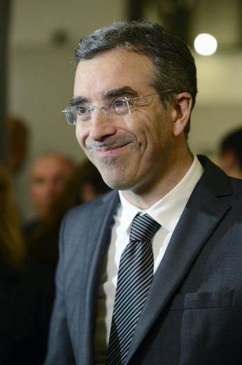 Dominique Reynié, tête de liste du parti Les Républicains pour le scrutin dans la région Midi-Pyrénées/Languedoc-Roussillon à Toulouse, le 6 décembre 2015