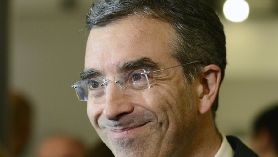 Dominique Reynié, tête de liste du parti Les Républicains pour le scrutin dans la région Midi-Pyrénées/Languedoc-Roussillon à Toulouse, le 6 décembre 2015