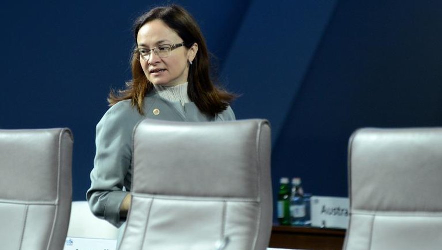 Le présidente de la Banque centrale russe, en juillet 2013 à Moscou