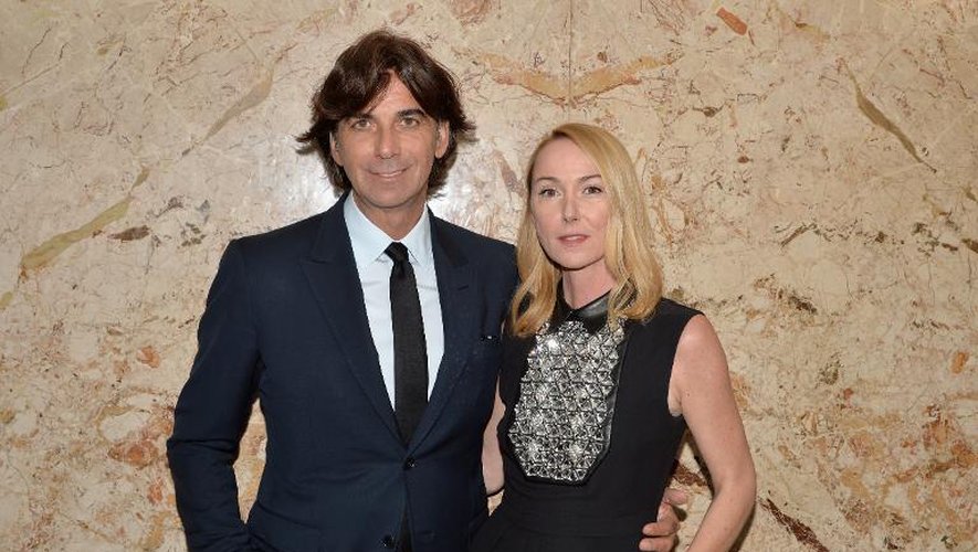 Le PDG de Gucci, Patrizio di Marco, et de la directrice de la création Frida Giannini, sa compagne, en juin 2014 à New York