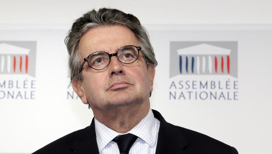 Le député Alain Claeys le 8 août 2013 à l'Assemblée nationale à Paris