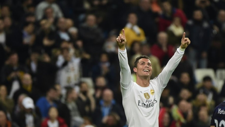 Cristiano Ronaldo, auteur d'un quadruplé pour le Real contre Malmö, le 8 décembre 2015 à Bernabeu