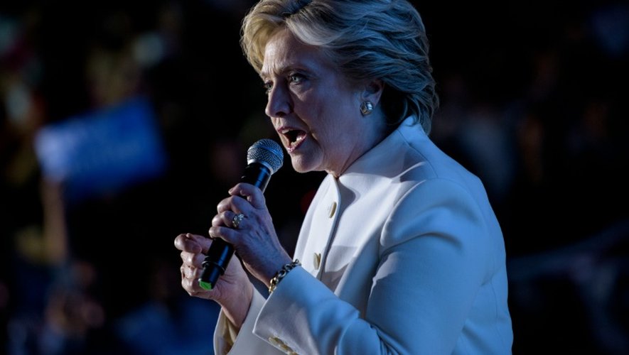 Hillary Clinton lors du 3ème et dernier débat présidentiel, le 20 octobre 2016 à l'Université du Nevada à Las Vegas