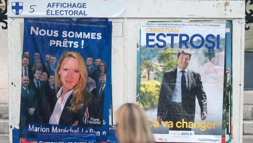Marion Marechal-Le Pen scored above 40 percent in final estimates of the first-round vote for the vast PACA region in the south of France, placing herself for the second round.