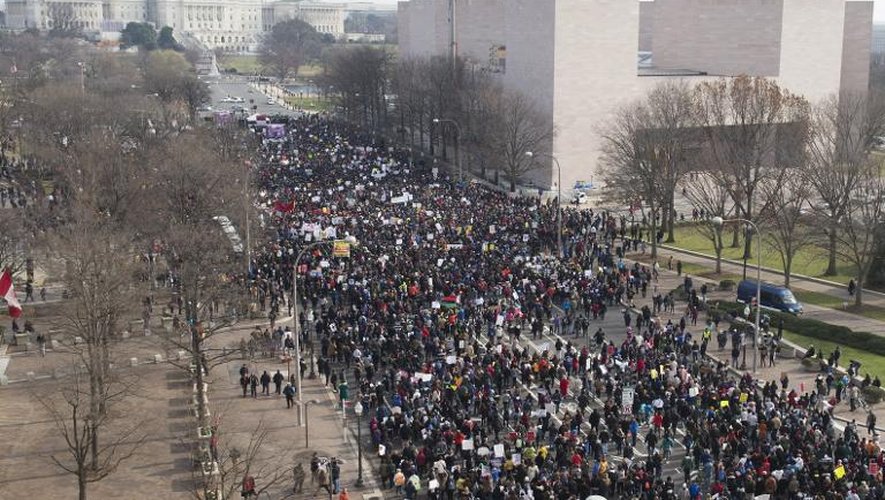 Marche pour les droits civiques à Washington DC, le 13 décembre 2014