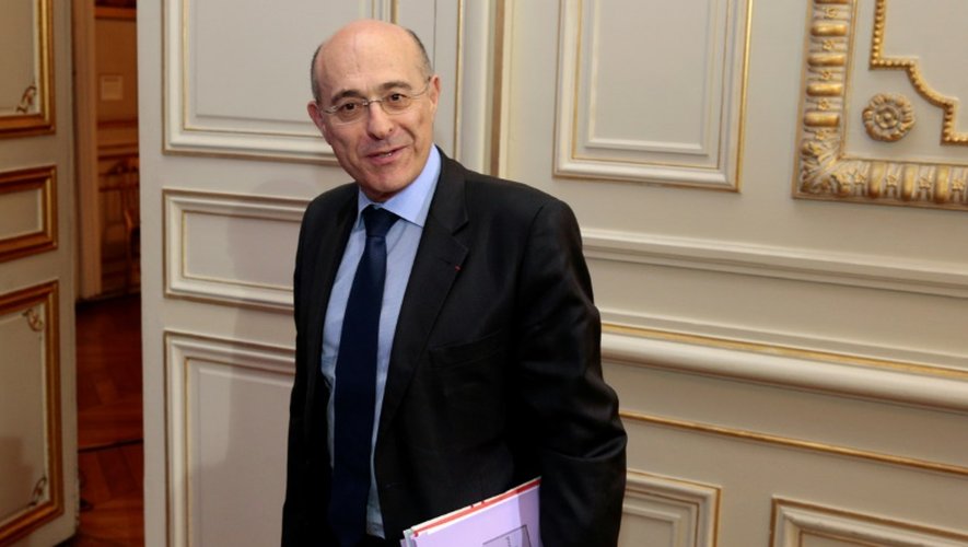 Le directeur général de la police Jean-Marc Falcone à l'issue d'une conférence de presse le 19 octobre 2016 au ministère de l'Intérieur à Paris