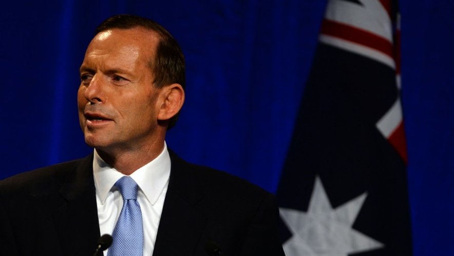 Tony Abbott à Sydney le 7 septembre 2013